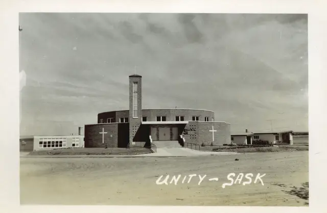 Brick church in Unity